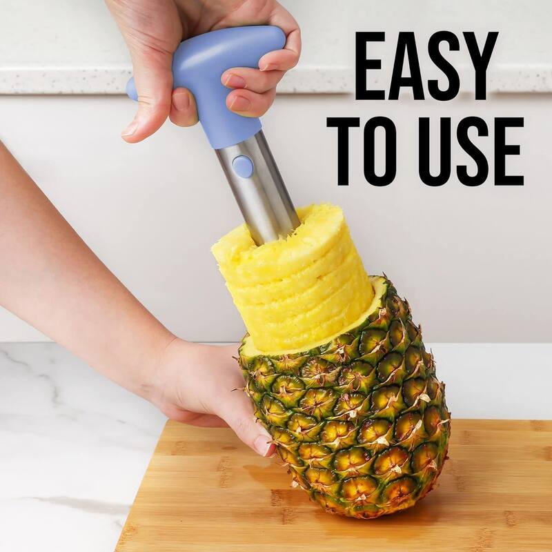 Zulay Kitchen Pineapple Cutter and Corer with Triple Reinforced Stainless Steel
