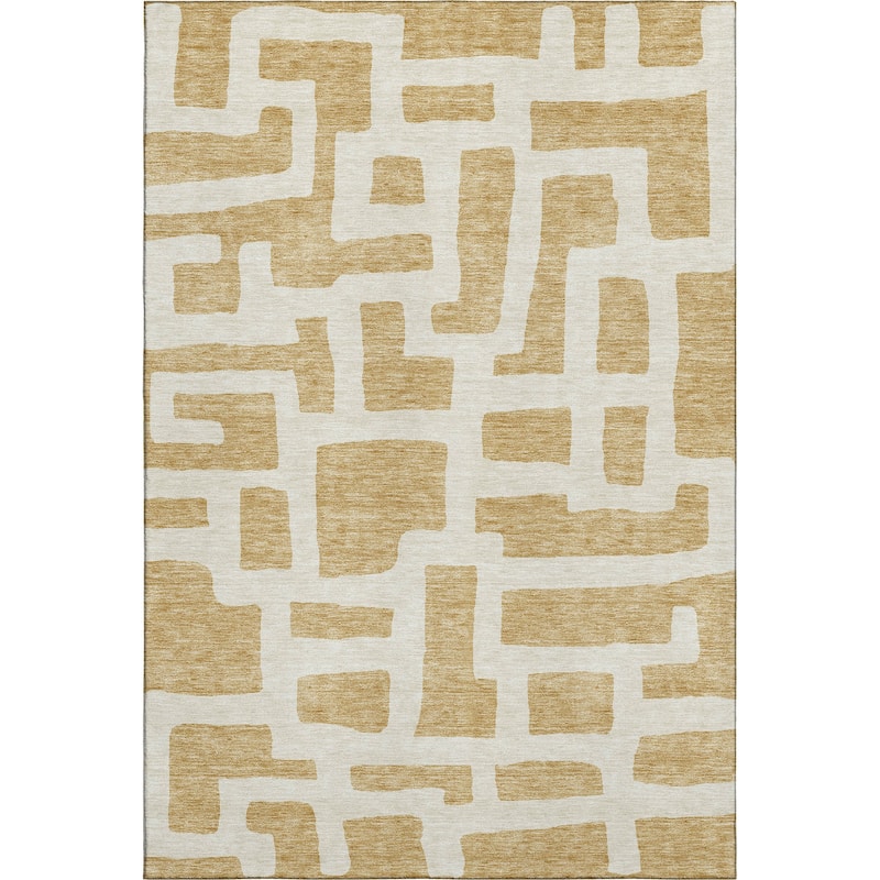 Premium Washable Super Soft Geo Maze Mayfield Rug