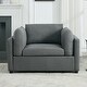 preview thumbnail 7 of 40, Roomfitters 50" Oversized Armchair with Ottoman, Modern Accent Chair, Lumbar Support, Reading Sofa for Bedroom