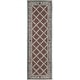 preview thumbnail 86 of 105, SAFAVIEH Handmade Chelsea Kimber Trellis French Country Wool Rug 2'6" x 8' Runner - Brown/Blue - Runner