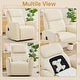 preview thumbnail 13 of 25, Oversized Faux Leather Massage Power Recliner with Two Pockets