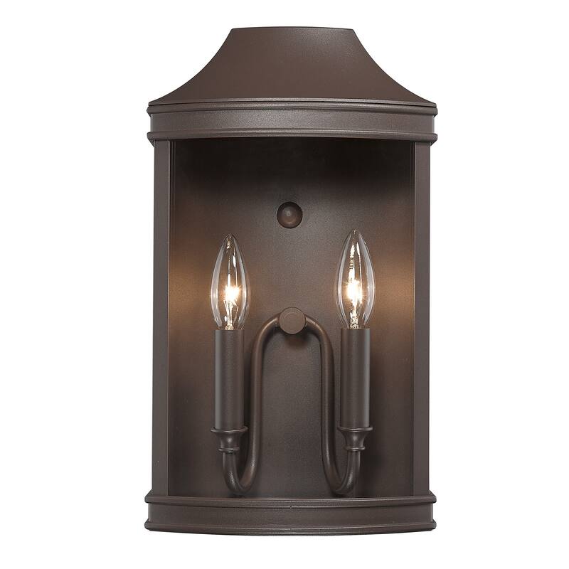 Golden Lighting 4308-OWM Cohen 14" Tall Outdoor Wall Sconce