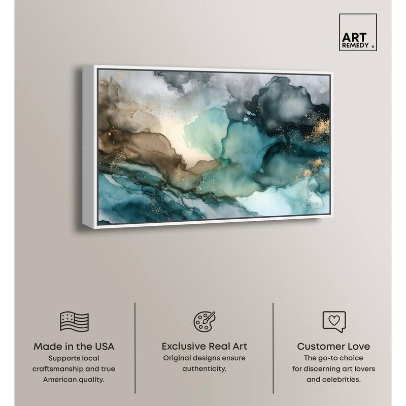 Veiled Inlet Canvas by Art Remedy