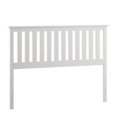 Hammersley Mission Slatted White Wood Headboard by iNSPIRE Q Classic
