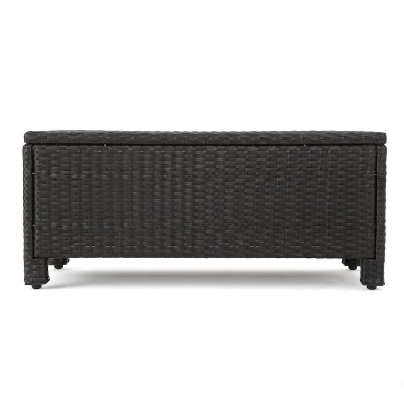 Puerta Outdoor 8-piece Wicker Sofa Chat Set with Cushions by Christopher Knight Home