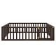 preview thumbnail 37 of 47, Wood Floor Bed Frame with Fence and Door