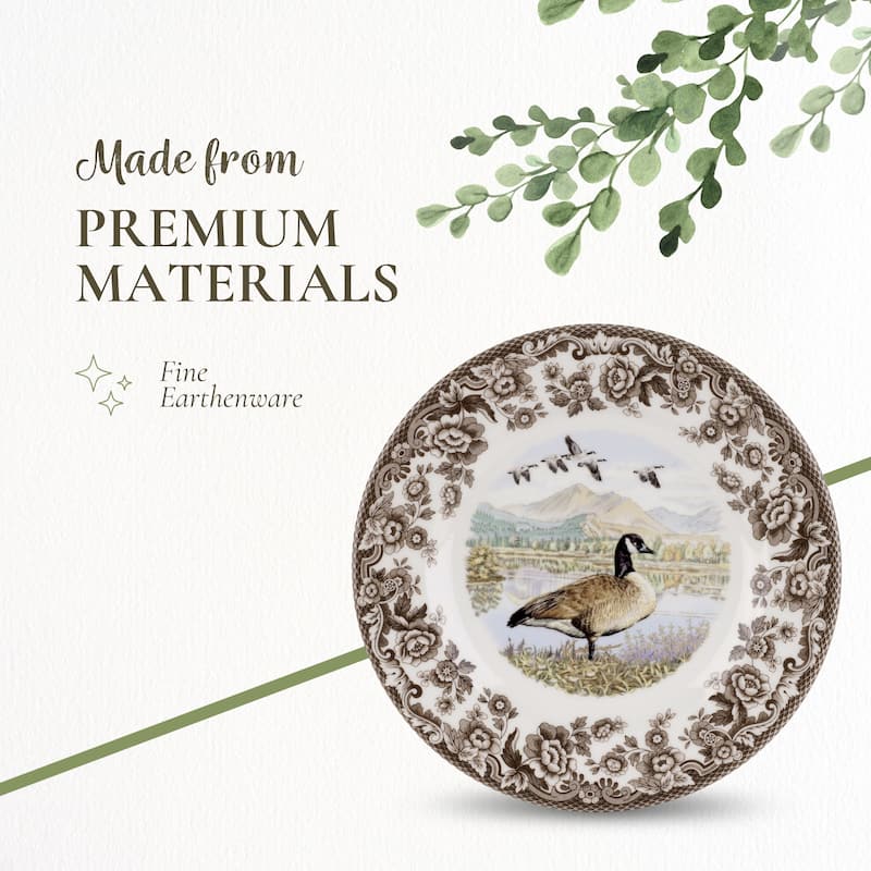 Spode Woodland Assorted Animals Salad Plate