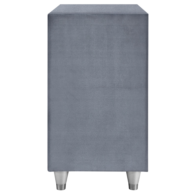 Antonella Upholstered 3-drawer Nightstand