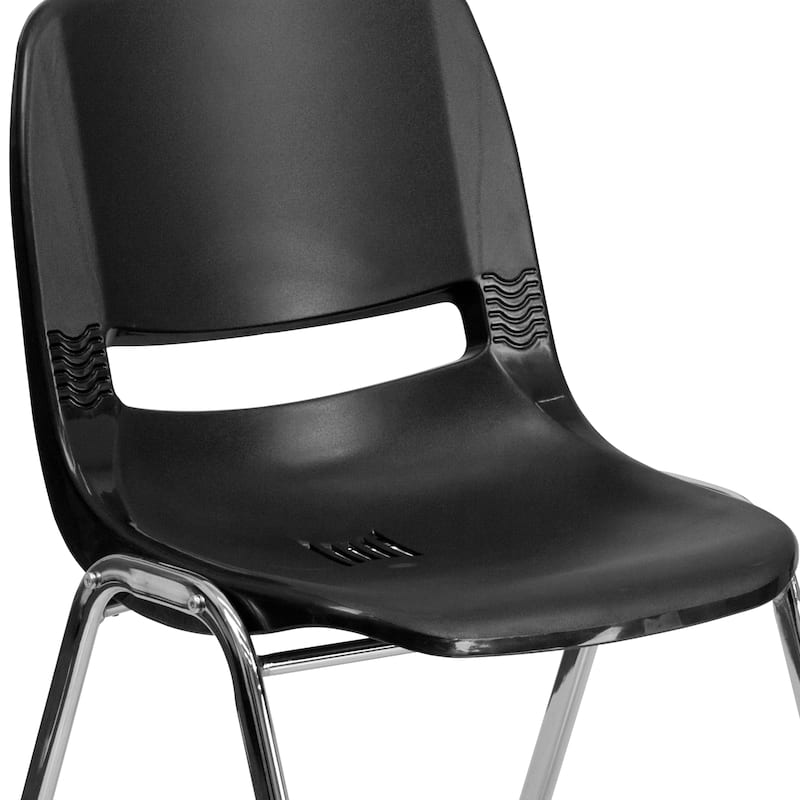 Kid's Ergonomic Shell Stack Chair with 14" Seat Height