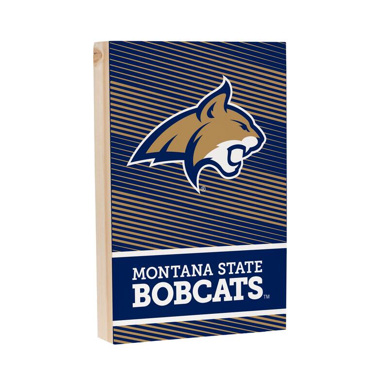 Montana State University Wooden Tabletop Mantel Shelf Sign