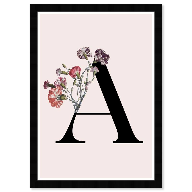 Wynwood Studio Prints Floral and Botanical Botanical A Pink and Pastel Pink Modern & Contemporary Wall Art Canvas Print
