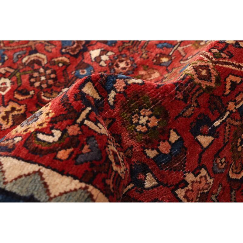 ECARPETGALLERY Hand-knotted Andelz Red Wool Rug - 3'3 x 9'0