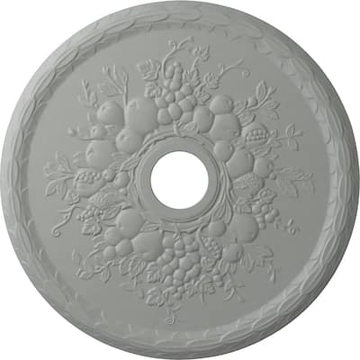 22 5/8"OD x 3 5/8"ID x 5/8"P Grape Ceiling Medallion