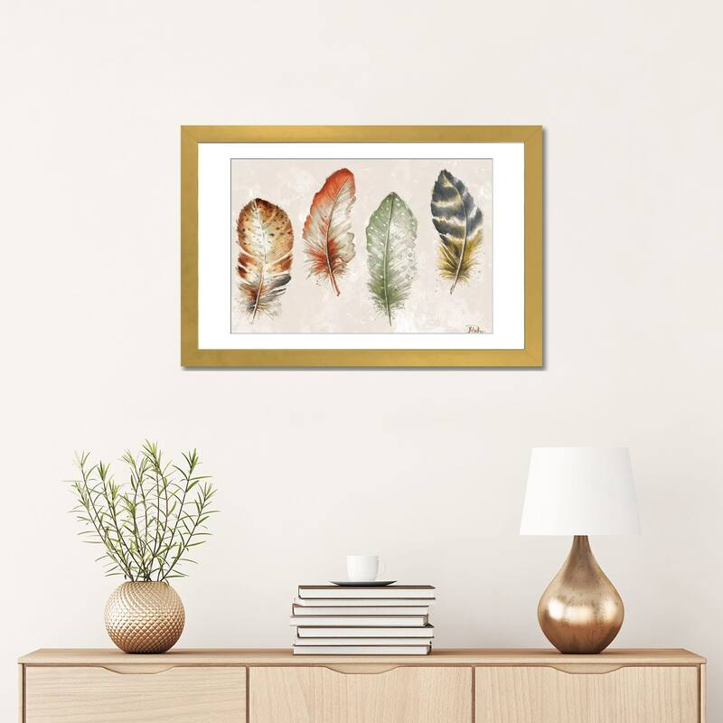 iCanvas "Watercolor Feathers" by Patricia Pinto