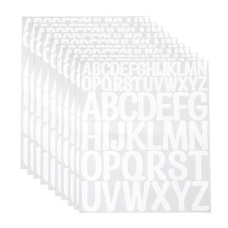 Vinyl Letter Stickers, Artistic Font Self Adhesive Cute Alphabet ...