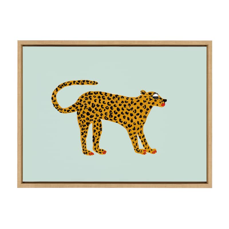 Kate and Laurel Sylvie Cat Canvas by Bouffants and Broken Hearts