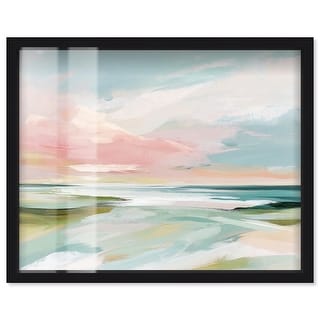 Misty Shoreline Dream II Coastal Art Shadowbox Print by Art Remedy ...