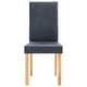 preview thumbnail 5 of 3, vidaXL Dining Chairs 4 pcs Gray Faux Suede Leather