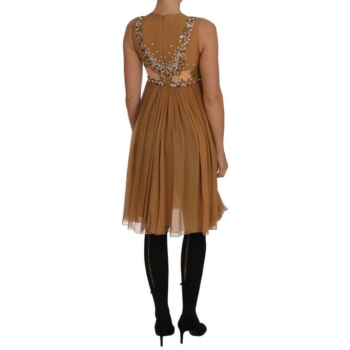gold a line gown