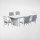 Option Buff 7-PC with 4 Solid Back, 2 Ladder Back Chairs
