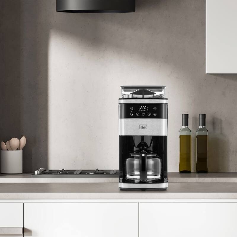 Melitta Aroma Fresh Plus 10-Cup Coffee Maker with Coffee Grinder