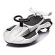 preview thumbnail 1 of 51, Ultimate 12V Ride-On Toy for Kids with 360° Spin, Drift Mode, Cool Mist Spray, Front & Side Lights, Bluetooth, MP3 White