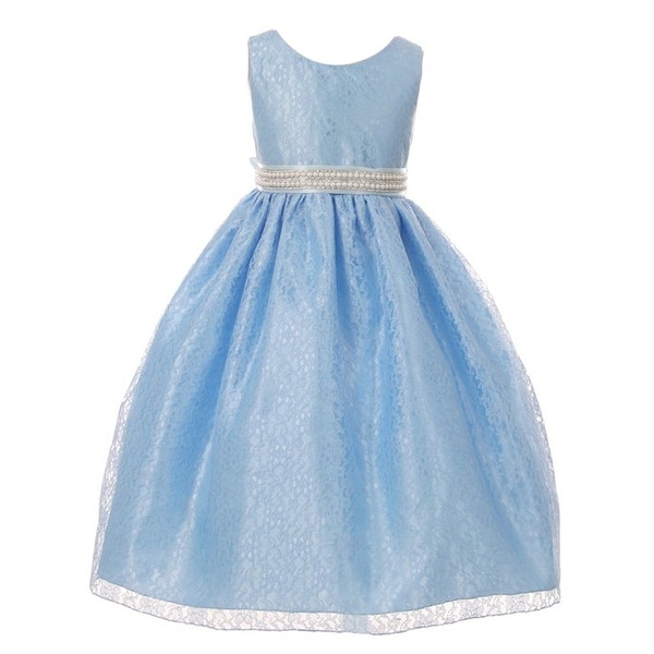 girls light blue dress