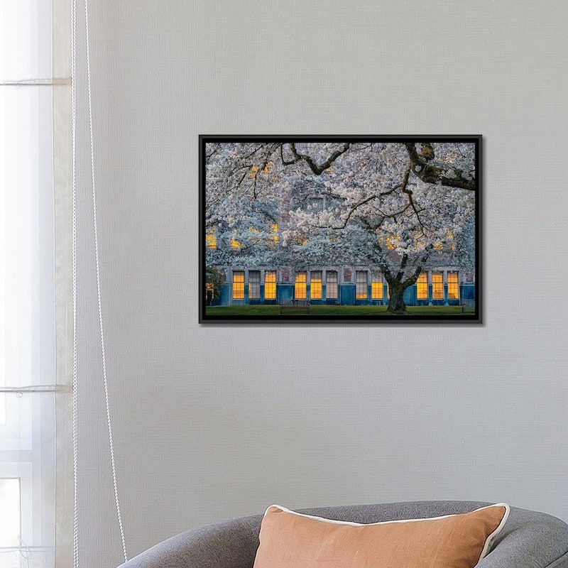 iCanvas "Morning At University Of Washington" by Lydia Jacobs Framed Canvas Print