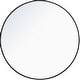 preview thumbnail 1 of 9, Elegant Lighting Eternity 32" Diameter Circular Metal Framed Wall Black