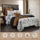 preview thumbnail 7 of 10, Paseo Road Ranch Life Western Cowboy White/Black 100% Cotton Rustic Toile Western Bedding 3 Piece Reversible Quilt Set