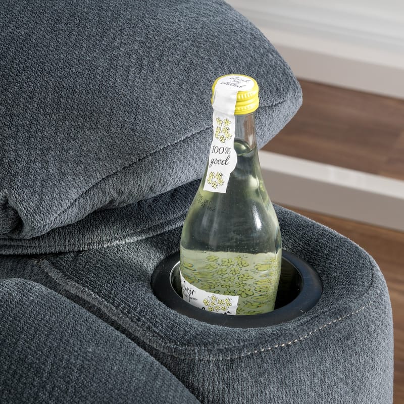 Christopher Knight Home Gannon Fabric Reclining Glider Club Chair