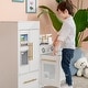 preview thumbnail 9 of 14, Teamson Kids Wooden Play Kitchen with Refrigerator, Stove, Sink and Ice Maker, Modular Toy Kitchen Set for Toddlers and Kids