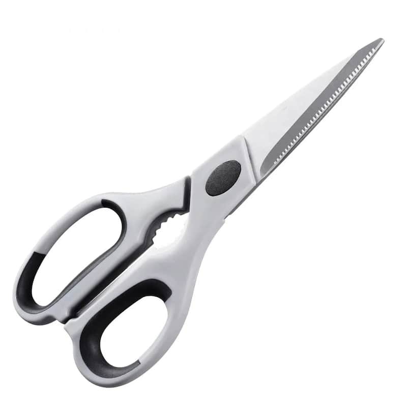 Versatile Stainless Steel Kitchen Scissors with Sheath for Precision Cuts Included Plastic Sheath - 1-Pcs