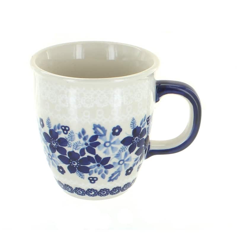 Blue Rose Polish Pottery Manufaktura Coffee Mug - Elizabeth
