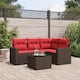Option Brown and red with table