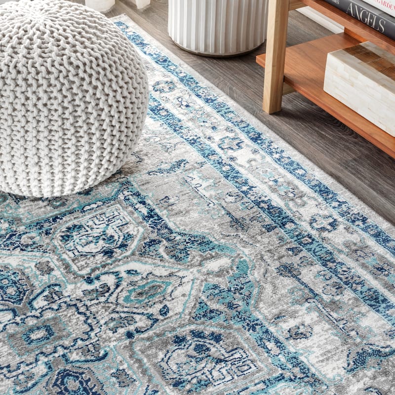 JONATHAN Y Traditional Persian Vintage Medallion Area Rug