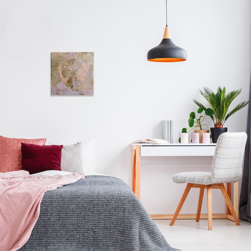 Stupell Earth Tones with Pink Canvas Wall Art Design By Hayley Michelle