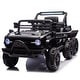 preview thumbnail 21 of 37, 12V Kids Ride On 6-Wheel Electric Truck Car W/Parents Control ,Six-Wheel Suspension,Four motors,Power Display,Searchlight Black
