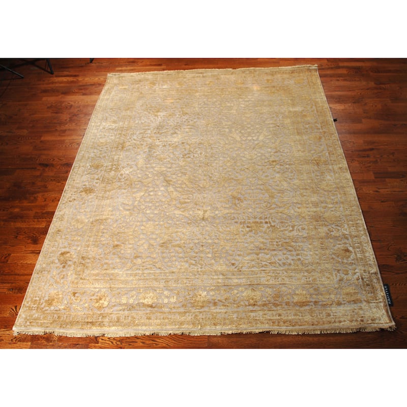 SAFAVIEH Couture Hand-knotted Josy of India Iyanna Traditional Border