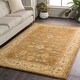 preview thumbnail 8 of 22, Copper Grove Harrat Hand-Tufted Bordered Wool Rug Green/Beige - 8' x 11'