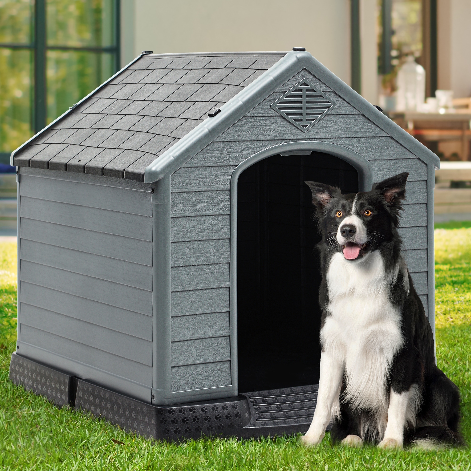 Moasis Large Plastic Waterproof Dog House On Sale Bed Bath