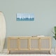 preview thumbnail 8 of 8, Stupell White Sail Boats across Soft Blue Coast Canvas Wall Art