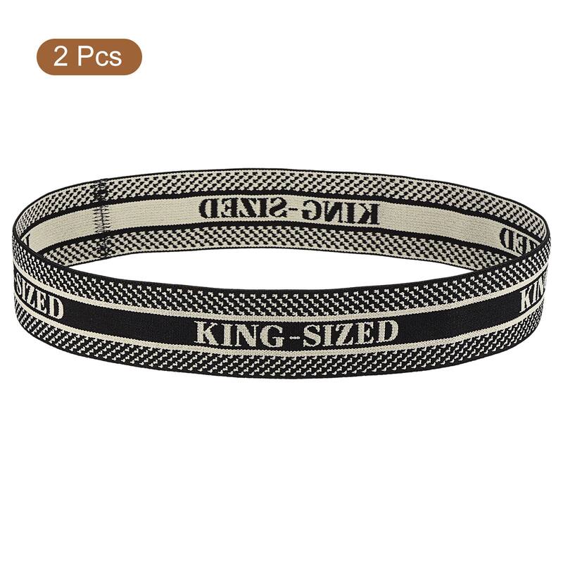 Bed Sheet Organizer Bands 325x40mm Storage Bands, Brown, KING - Brown