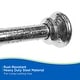 preview thumbnail 6 of 13, Kenney Twist & Fit No Tools Bell End Camlock Tension Shower Curtain Rod, 42-72" - Chrome