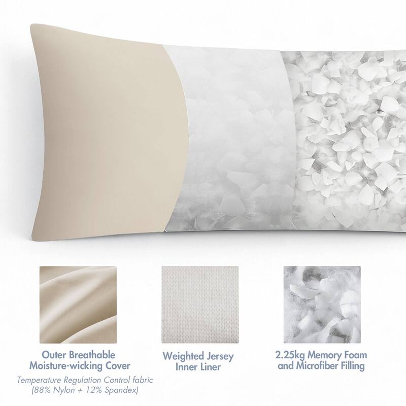 Madison Park Lumi cooling body pillow