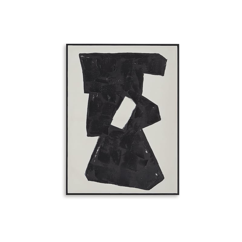 Signature Design by Ashley Garviery Black/Cream Wall Art