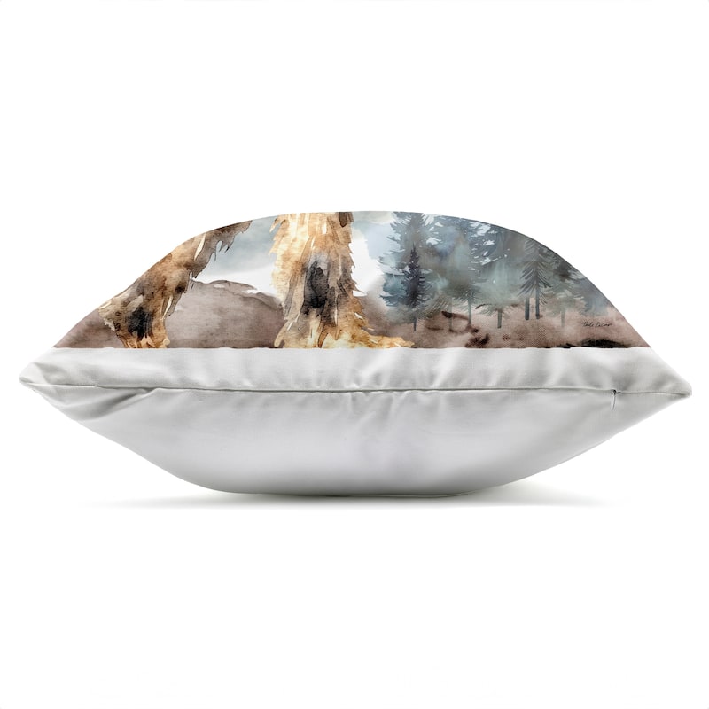 Stupell Stay Wild with Mythical Monster Printed Outdoor Throw Pillow Design by Nicole DeCamp