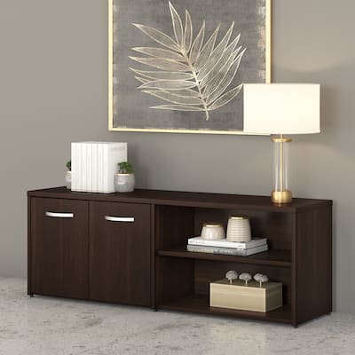 Studio C Low Storage Cabinet with Doors by Bush Business Furniture