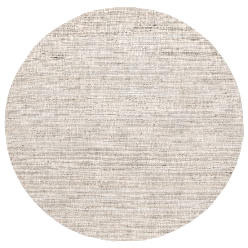 SAFAVIEH Handmade Cape Cod Snezanka Coastal Jute Rug - 6' Round - Bleach/Ivory