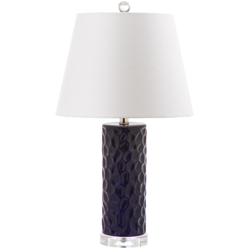 SAFAVIEH Lighting Christen 24-inch Grey Table Lamp (Set of 2) - 13"x13"x23.5" - 13Wx13Dx24H